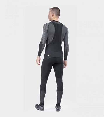 Превью  Велорейтузы ALE Clima Warm с лямками Black